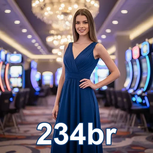 Jovem mulher se divertindo em um cassino, imagem destacada do site 234br.