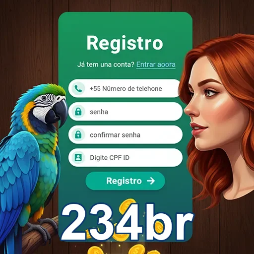 Imagem ilustrativa do registro e cadastro VIP no site 234br.