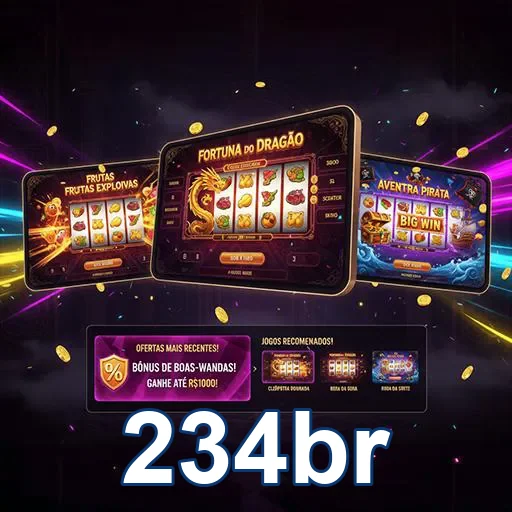 Imagem do jogo de slots 'Dragão Aventura' no site 234br, com dragões e símbolos de aventura.